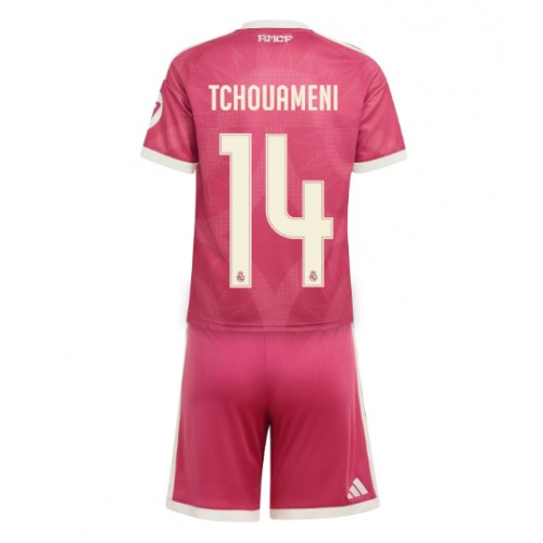 Real Madrid Aurelien Tchouameni #14 Tredje trøje Børn 2026-27 Kortærmet (+ Korte bukser)